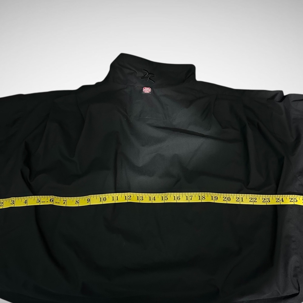 Zero Restriction Rain Jacket Mens Large Solid Bla… - image 5
